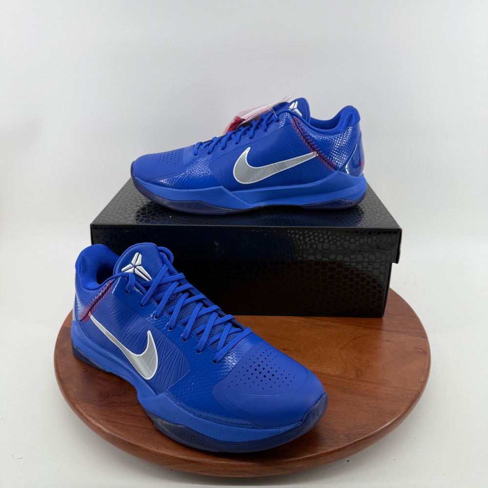 Nike Kobe V 5  Protro Dodgers Hyper Royal Baseball Stitch IO6256-400 Men 11 NIB